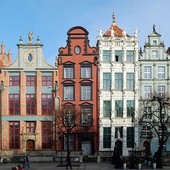 Gdańsk. Kamienice przy Długim Targu