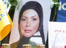 Neda Agha-Soltan, zastrzelona w czasie demonstracji w Teheranie.