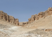 Górski krajobraz Syrii.