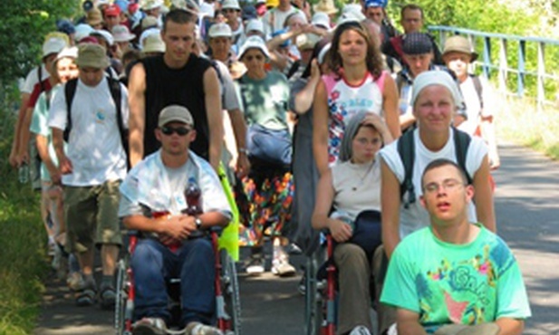 Niepełnosprawni pielgrzymowali na Jasną Górę