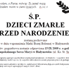 Pogrzeb dzieci zmarłych przed narodzeniem