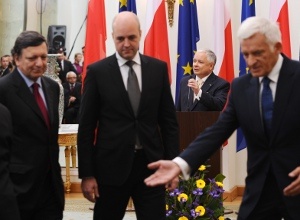 Buzek, Barroso i Reinfeldt spotkali się w Warszawie