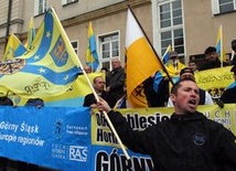 Demonstrowali zwolennicy autonomii Śląska