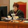 Sędzia Renata Bandosz podczas ogłoszenia wyroku apelacyjnego