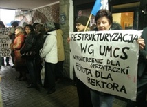 Lublin: Zwolnieni z UMCS