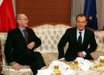 Spotkanie premiera Tuska z Van Rompuyem 