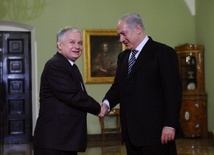 L. Kaczyński z Van Rompuyem