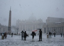Śnieżyca sparaliżowała Rzym