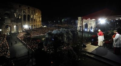 Droga Krzyżowa w Koloseum 2010