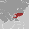 Położenie Kirgistanu