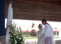 Benedykt XVI w kaplicy Objawień