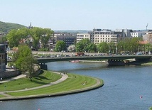 Most Dębnicki - widok z Wawelu