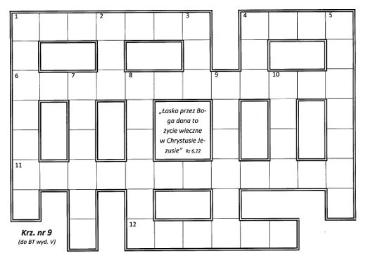 Krzyżówka nr 9