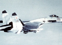 Myśliwce Su-27 w Keflaviku