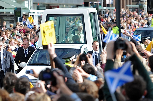 Benedykt XVI w Edynburgu i Glasgow