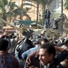 Strzały na placu Tahrir w Kairze