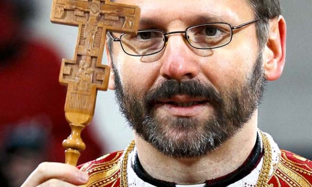 Arcybiskup Swiatosław Szewczuk zwierzchnik Ukraińskiego Kościoła Greckokatolickiego