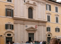 Papież w polskim kościele w Rzymie