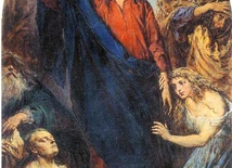 Jan Matejko, "Wskrzeszenie Łazarza", olej na płótnie, 1867, Kościół Wniebowzięcia NMP, Nowy Wiśnicz