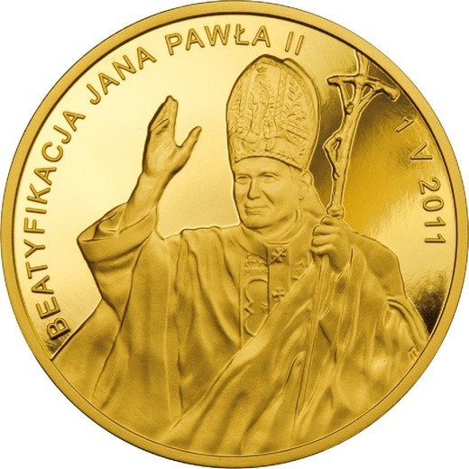 Papież w złocie i srebrze