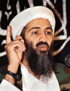 Ben Laden jest odpowiedzialny za śmierć tysięcy ludzi podczas zamachu na World Trade Center 
