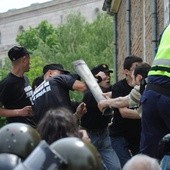 Bułgaria: Burda przed meczetem 