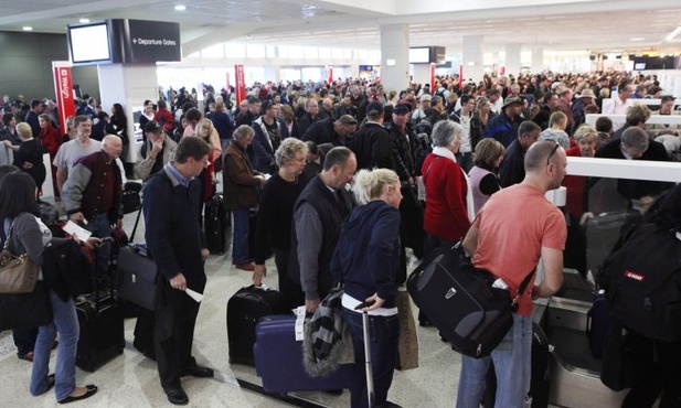 Chaos na lotniskach Australii i Nowej Zelandii