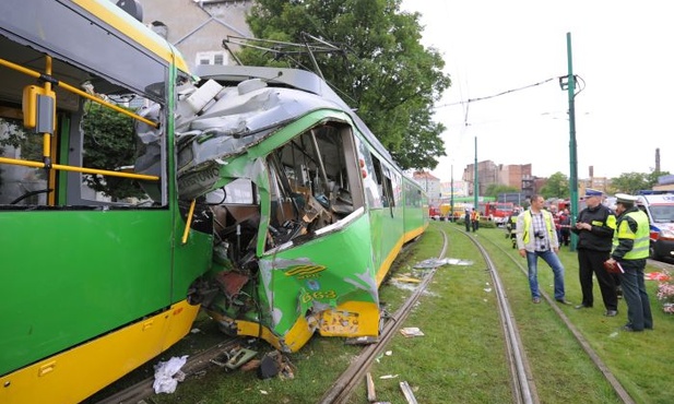 Poznań: Zderzyły się tramwaje