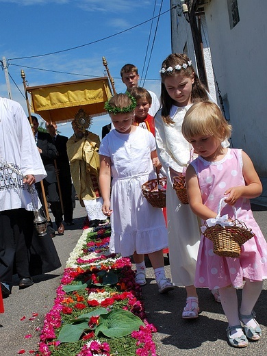 Procesja Bożego Ciała w Kluczu