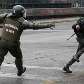 Chile - Starcia studentów z policją