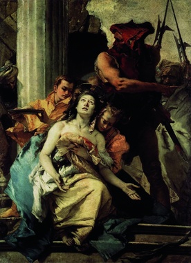 Giovanni Battista Tiepolo, "Męczeństwo św. Agaty".