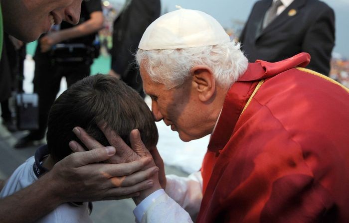 Papież wśród niepełnopsprawnych