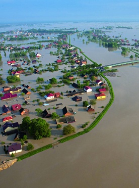 Wisła w okolicach Sandomierza, 20 maja 2010 r.