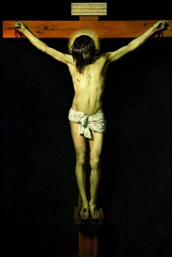 Diego Rodríguez de Silva y Velázquez. „Chrystus ukrzyżowany”.