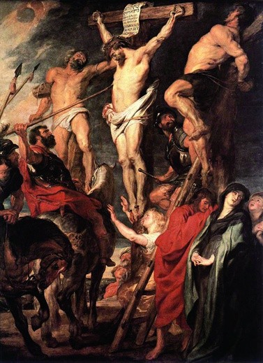 Peter Paul Rubens, „Śmierć na krzyżu”.