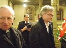Jerzy Pilch i abp Damian Zimoń