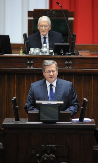 Prezydent w Sejmie 