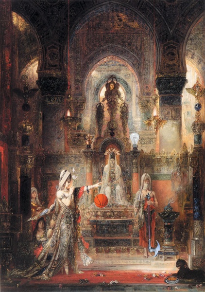 Gustave Moreau, 1826-1898, „Salome tańcząca przed Herodem” (1876)