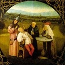Hieronim Bosch (1450-1516), "Leczenie głupoty"