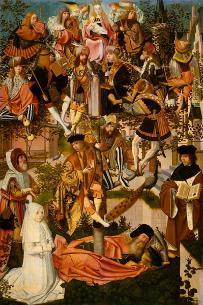 Jan Mostaert (1510-15), "Drzewo Jessego" (1500 r.), Rijksmuseum, Amsterdam