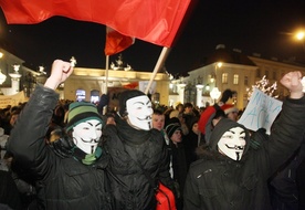 Przeciwnicy ACTA dalej protestują