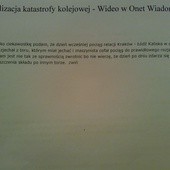 Nika, ujawnij się! - apel ws. katastrofy