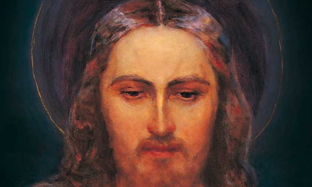 Obraz Jezusa Milosiernego (fragment)