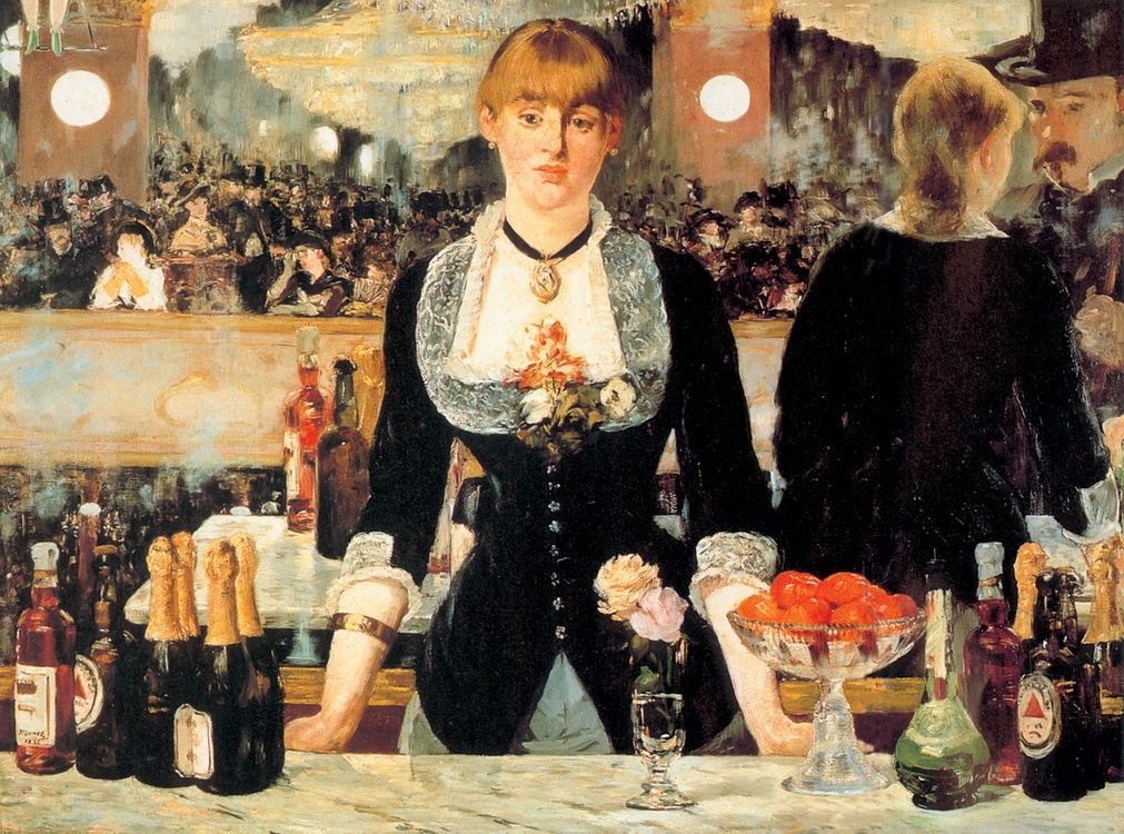 Édouard Manet (1832-1883), "Bar w Folies-Bergere", 1881-1882, Courtauld Gallery