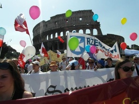 Rzymski Marsz dla Życia z udziałem Polaków