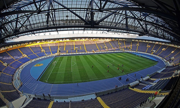 Stadion Metalist w Charkowie. 