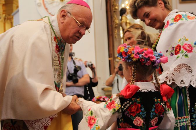 Dożynki w parafii katedralnej w Łowiczu