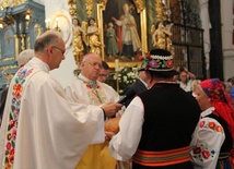 Dożynki w parafii katedralnej w Łowiczu