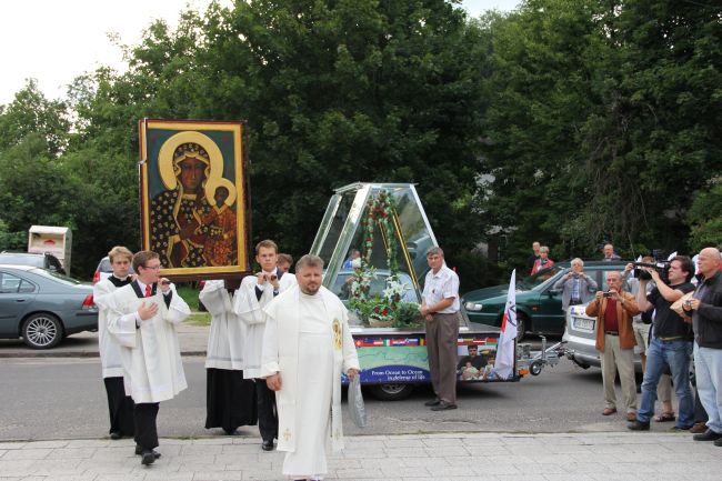 Wizyta Ikony Jasnogórskiej w Archidiecezji 14.08.2012