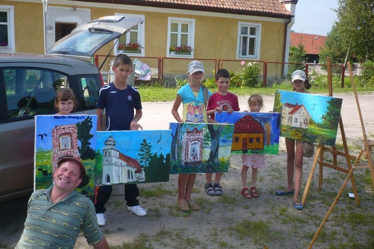 Plener malarski w gminie Lidzbark Warmiński